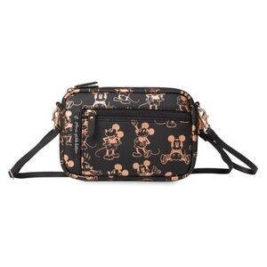 Petunia Pickle Bottom/ Mickey Mouse Rose Gold Convertible Belt Bag.​​​​​​​​​​​​